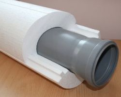Скорлупа утеплитель для труб   89*40мм 1м