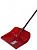 Лопата снеговая ЛСУП-530 "Кристалл" дерев. черенок, кроющий красный